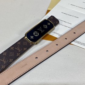 LV MINI MONOGram пояс для женщин Этот ремень изготовлен из класси