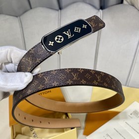 LV MINI MONOGram пояс для женщин Этот ремень изготовлен из класси