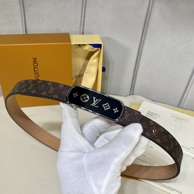 LV MINI MONOGram пояс для женщин Этот ремень изготовлен из класси