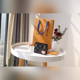 LV Модель M81020 Мужской кошелек Monogram из денима и кожи Tauril