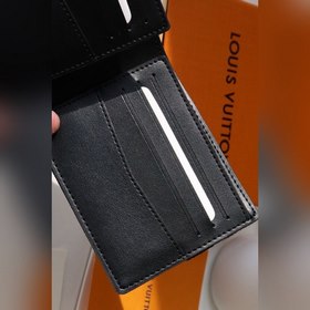 LV Модель M81020 Мужской кошелек Monogram из денима и кожи Tauril