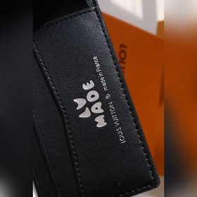 LV Модель M81020 Мужской кошелек Monogram из денима и кожи Tauril