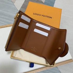 LV Женский кошелек короткий, модель M81393, холст Новый короткий