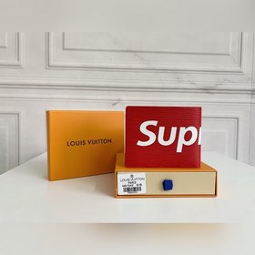 LV Модель M67542/60895 Короткий кошелек с логотипом Supreme Новый