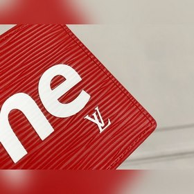 LV Модель M67542/60895 Короткий кошелек с логотипом Supreme Новый