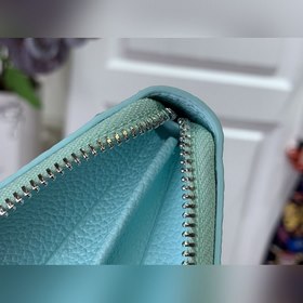 LV Zippy кошелек на молнии зеленый с градиентным тиснением Этот к