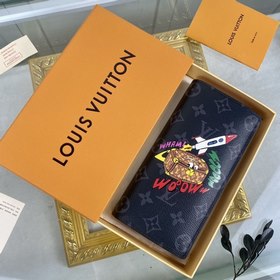 LV  Модель M80930  Короткий кошелек  Monogram Eclipse из канв