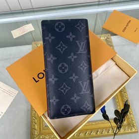 LV  Модель M80930  Короткий кошелек  Monogram Eclipse из канв