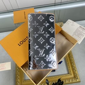 LV Модель： 80807 Серебристый зеркальный костюмный кошелек серии B