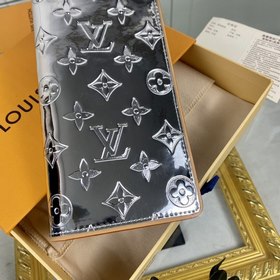 LV Модель： 80807 Серебристый зеркальный костюмный кошелек серии B