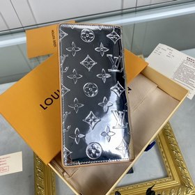 LV Модель： 80807 Серебристый зеркальный костюмный кошелек серии B