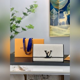 Кошелек LV, модель M81305 Этот кожаный кошелек изготовлен из мягк