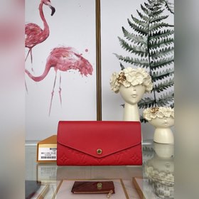 LV Конверт-кошелек Sarah, модель M61182, ярко-красный  Этот бум