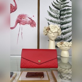 LV Конверт-кошелек Sarah, модель M61182, ярко-красный  Этот бум