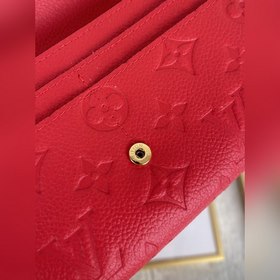 LV Конверт-кошелек Sarah, модель M61182, ярко-красный  Этот бум