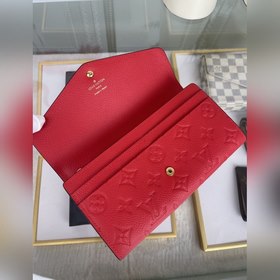 LV Конверт-кошелек Sarah, модель M61182, ярко-красный  Этот бум