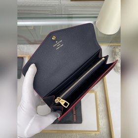 LV Конверт-кошелек Sarah, модель M62125, темно-синий Этот кошелек