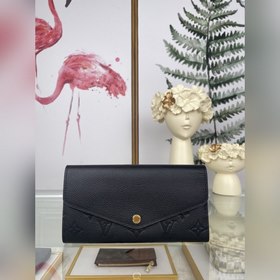 LV Конверт-кошелек Sarah, модель M61182, черный Этот кошелек Sar