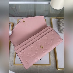 LV Конверт-кошелек Sarah, модель M61182, розовый  Этот бумажник 