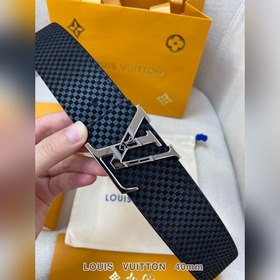 LV Кожаный ремень из цельного литого металла, кожа оригинального