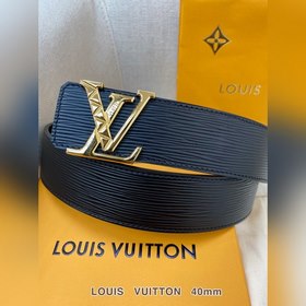 LV Кожаный ремень из цельного литого металла, кожа оригинального 