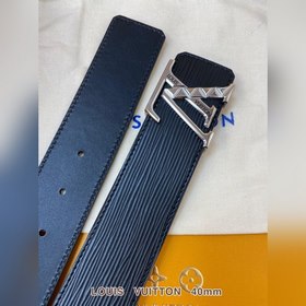 LV Кожаный ремень из цельного литого металла, кожа оригинального