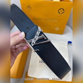 LV Кожаный ремень из цельного литого металла, кожа оригинального