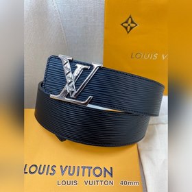 LV Кожаный ремень из цельного литого металла, кожа оригинального 