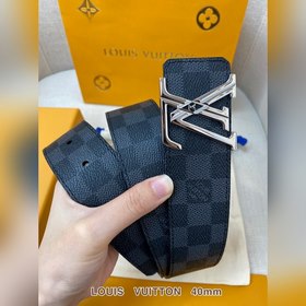 LV Кожаный ремень из цельного литого металла, кожа оригинального
