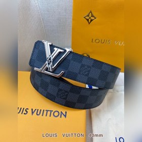 LV Кожаный ремень из цельного литого металла, кожа оригинального