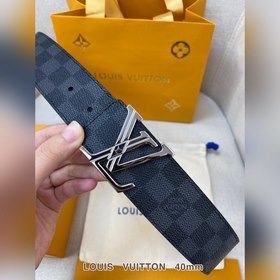 LV Кожаный ремень из цельного литого металла, кожа оригинального 
