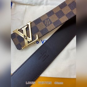 LV Кожаный ремень из цельного литого металла, кожа оригинального