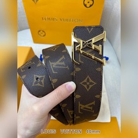LV Кожаный ремень из цельного литого металла, кожа оригинального