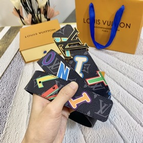 LOUIS VUITTON Модный универсальный ремень Ширина 4,0 см, все разм