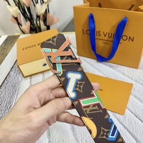 LOUIS VUITTON Модный универсальный ремень Ширина 4,0 см, все разм