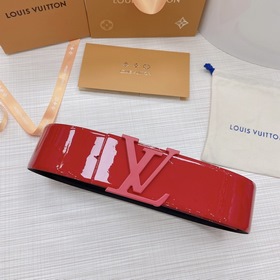 LOUIS VUITTON Ремень с медной пряжкой LV Ширина 7,0 см