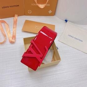 LOUIS VUITTON Ремень с медной пряжкой LV Ширина 7,0 см