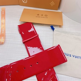 LOUIS VUITTON Ремень с медной пряжкой LV Ширина 7,0 см