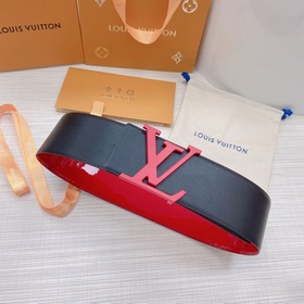 LOUIS VUITTON Ремень с медной пряжкой LV Ширина 7,0 см