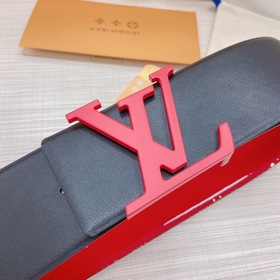 LOUIS VUITTON Ремень с медной пряжкой LV Ширина 7,0 см