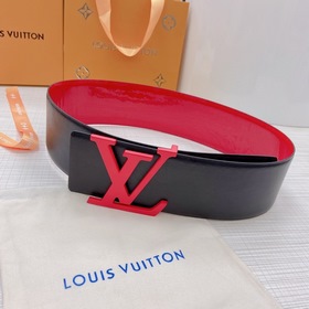LOUIS VUITTON Ремень с медной пряжкой LV Ширина 7,0 см