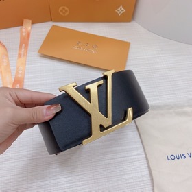 LOUIS VUITTON Пояс медной пряжкой LV Ширина 7,0 см