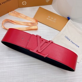 LOUIS VUITTON Ремень с медной пряжкой LV Ширина 7,0 см