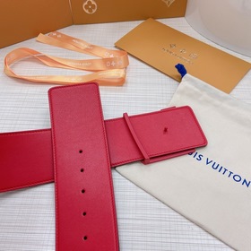 LOUIS VUITTON Ремень с медной пряжкой LV Ширина 7,0 см