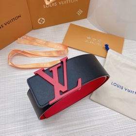 LOUIS VUITTON Ремень с медной пряжкой LV Ширина 7,0 см