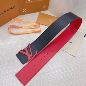 LOUIS VUITTON Ремень с медной пряжкой LV Ширина 7,0 см
