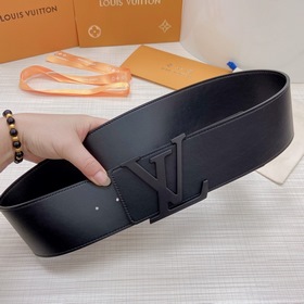 LOUIS VUITTON Ремень с медной пряжкой LV Ширина 7,0 см