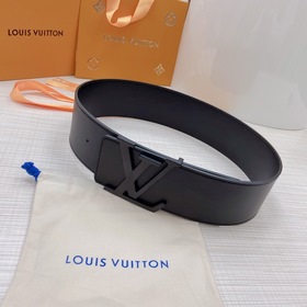 LOUIS VUITTON Ремень с медной пряжкой LV Ширина 7,0 см