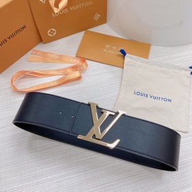 LOUIS VUITTON Ремень с медной пряжкой LV Ширина 7,0 см