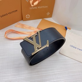LOUIS VUITTON Ремень с медной пряжкой LV Ширина 7,0 см